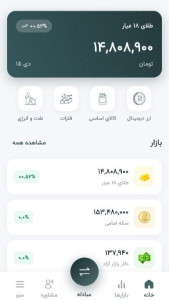 اسکرین شات 1 برنامه التین گلد