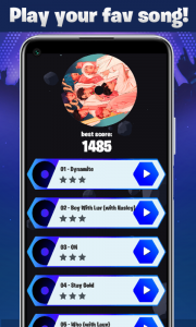 اسکرین شات 7 بازی BTS Tiles Hop Dynamite Bounce