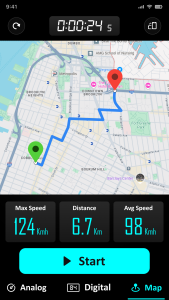 اسکرین شات 3 برنامه GPS سرعت سنج : کیلومتر شمار