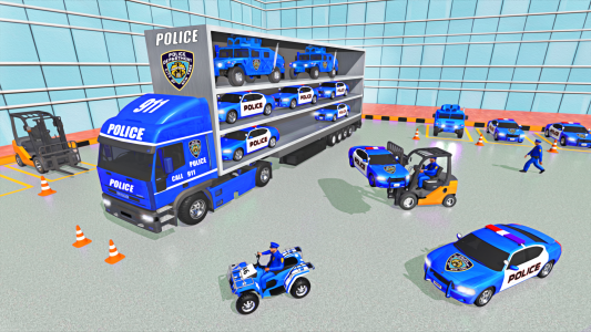 اسکرین شات 6 بازی Police Vehicle Cargo Truck Sim