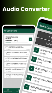 اسکرین شات 1 برنامه Audio Converter
