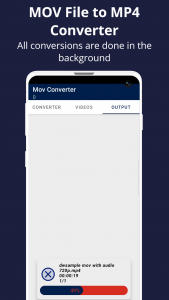 اسکرین شات 4 برنامه Mov To Mp4 Converter