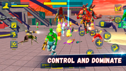 اسکرین شات 4 بازی Green Sandbox Ragdoll