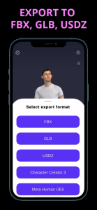 اسکرین شات 4 برنامه in3D: Avatar Creator Pro