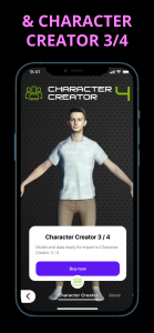اسکرین شات 6 برنامه in3D: Avatar Creator Pro