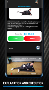 اسکرین شات 3 برنامه Leg Workout - No Equipment