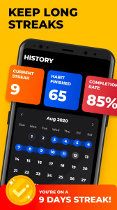 اسکرین شات 3 برنامه Habit Tracker - Habit Diary