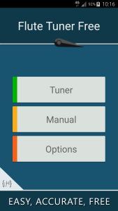 اسکرین شات 4 برنامه Flute Tuner