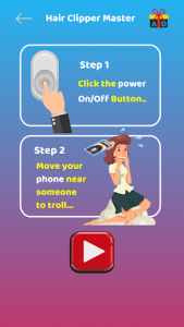 اسکرین شات 6 برنامه Hair Clipper Prank