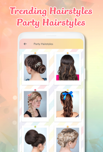 اسکرین شات 6 برنامه Hairstyles step by step