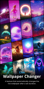 اسکرین شات 2 برنامه Live Wallpapers, 4K Wallpapers