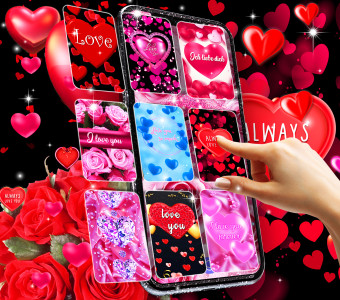 اسکرین شات 1 برنامه I love you live wallpaper