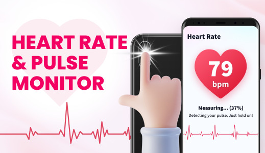اسکرین شات 1 برنامه Heart Rate Monitor - Pulse App