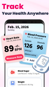 اسکرین شات 2 برنامه Heart Rate Monitor - Pulse App