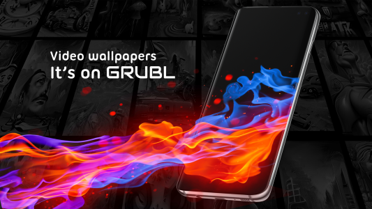 اسکرین شات 3 برنامه GRUBL™ 4D Live Wallpapers + AI