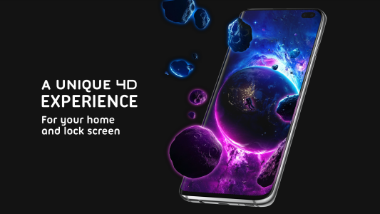 اسکرین شات 1 برنامه Pixel 4D™ Live Wallpapers