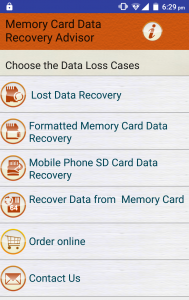اسکرین شات 1 برنامه Memory Card Recovery & Repair