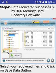 اسکرین شات 5 برنامه Memory Card Recovery & Repair