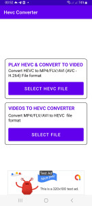 اسکرین شات 1 برنامه Hevc Player & Converter (Mp4)