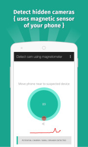 اسکرین شات 2 برنامه Hidden Camera Detector