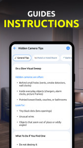 اسکرین شات 7 برنامه Hidden Device Camera Detector