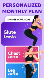 اسکرین شات 2 برنامه Home Workouts for Women, UpFit
