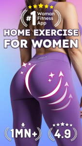 اسکرین شات 1 برنامه Home Workouts for Women, UpFit