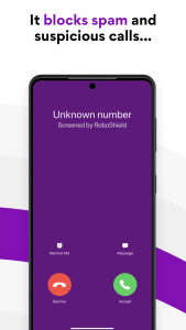 اسکرین شات 3 برنامه Robo Shield Spam Call Blocker
