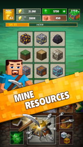 اسکرین شات 1 بازی Minetap 3D: Idle-Merge RPG