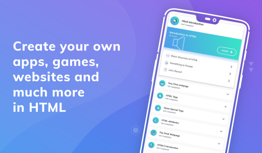 اسکرین شات 4 برنامه Learn HTML
