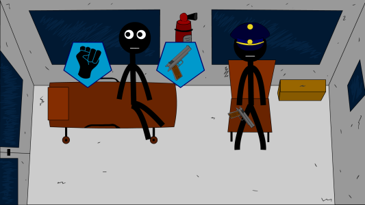 اسکرین شات 3 بازی Stickman Jailbreak 2,Dumb ways