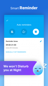 اسکرین شات 3 برنامه Drink Water Reminder