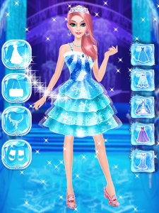 اسکرین شات 3 بازی Ice Queen Makeup Salon Games For Girls