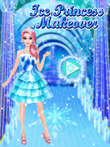 اسکرین شات 5 بازی Ice Queen Makeup Salon Games For Girls