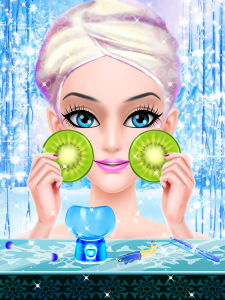 اسکرین شات 1 بازی Ice Queen Makeup Salon Games For Girls