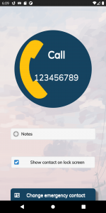 اسکرین شات 4 برنامه تماس اضطراری در صفحه قفل