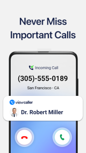 اسکرین شات 1 برنامه ViewCaller: Caller ID & Block