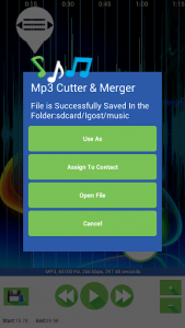 اسکرین شات 4 برنامه Mp3 Cutter & Merger