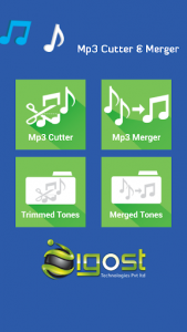 اسکرین شات 1 برنامه Mp3 Cutter & Merger