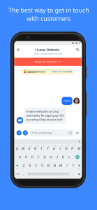 اسکرین شات 1 برنامه Crisp