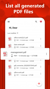 اسکرین شات 5 برنامه PDF Maker - Image to PDF