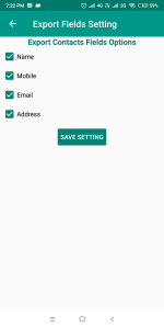 اسکرین شات 4 برنامه Contact To Excel