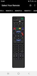 اسکرین شات 6 برنامه Sony TV Remote