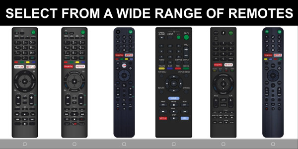 اسکرین شات 4 برنامه Sony TV Remote