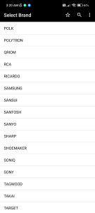 اسکرین شات 6 برنامه Home Theatre Remotes