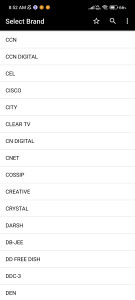 اسکرین شات 2 برنامه SetTop Box Remote Control