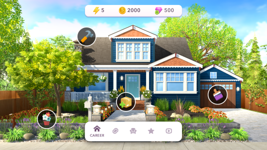 اسکرین شات 1 بازی Home Design Makeover