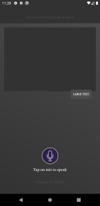 اسکرین شات 1 برنامه Speak Message - Large Text