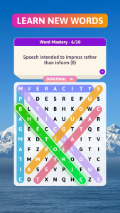 اسکرین شات 3 بازی Crossword Search: Word Puzzles