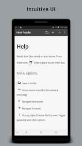 اسکرین شات 2 برنامه HTML Reader/ Viewer